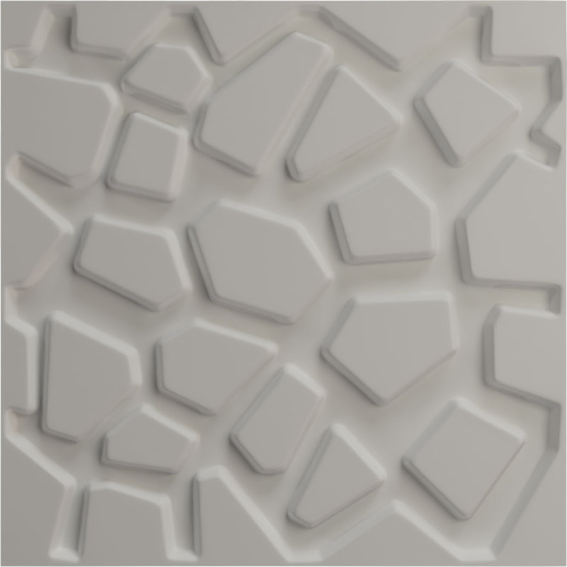 19 5/8"W x 19 5/8"H Dublin EnduraWall Decorative 3D Wall Panel Covers 2.67 Sq. Ft., Bright Coat Copper
