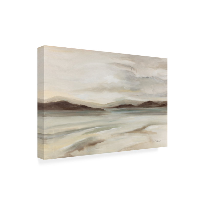Art mural sur toile tendue - Silvia Vassileva, art mural «Silence» pour le salon, la chambre à coucher ou le bureau - 30 x 47