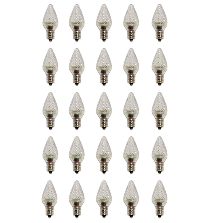 5 Watt Equivalent C7 E12/Candelabra 2700K LED Bulb