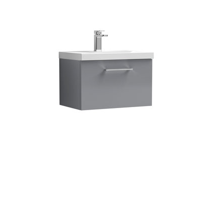 Arno 610mm Single Bathroom Vanity with Integrated Vitreous China Basin