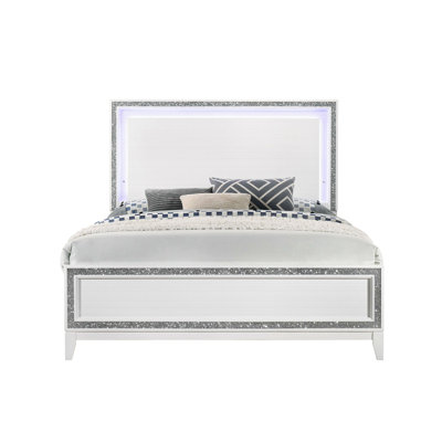 Raddi Platform Bed Frame With Headboard -  Everly Quinn, CBA1E480DED34350993845D01CB536F7