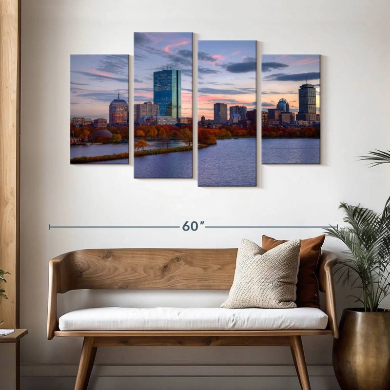 Sireci Boston Back Bay, H 32 po x l 52 po