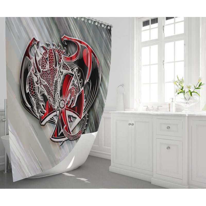 Rideau de douche simple, H 72 po x l 70 po