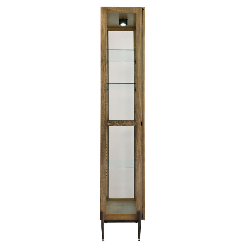 Ansel Lighted Curio Cabinet