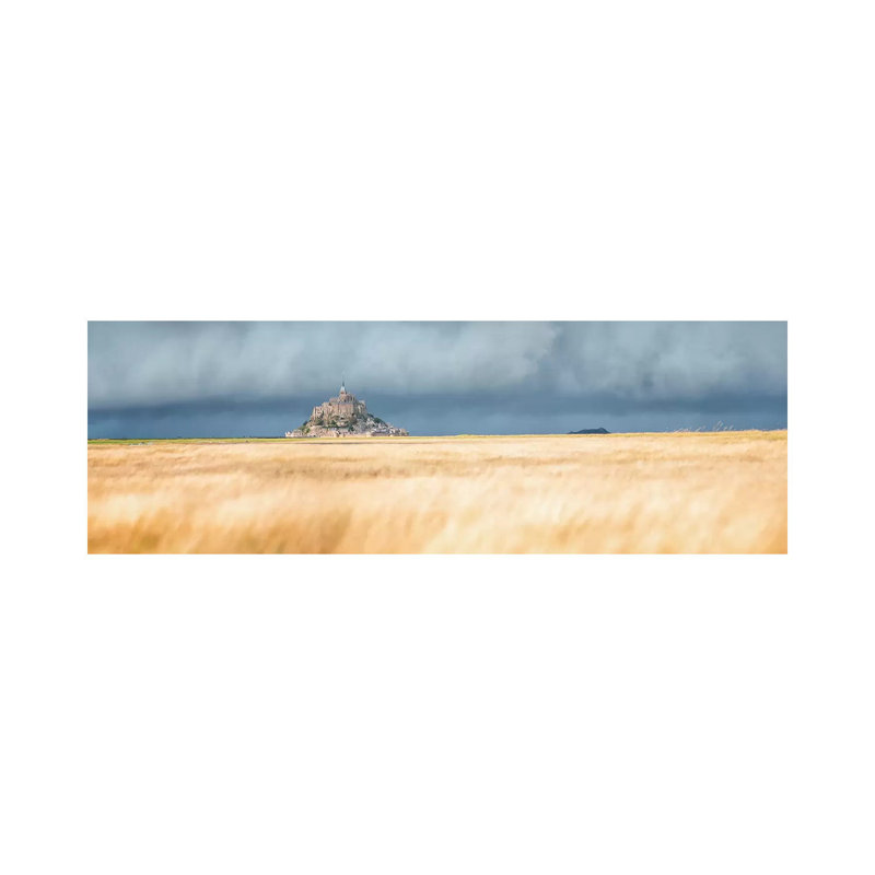 Mont Saint Michel Panoramic by Philippe Manguin - Wrapped Canvas Panoramic Gallery-Wrapped Canvas Giclée