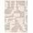 Vibe by Union Rustic Loehrke Powerloomed Abstract Tan/Taupe Area Rug (18" Swatch)