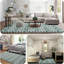 Ultra-Soft Plush Memory Foam Rug Luxury Geometric Textured Area Rug