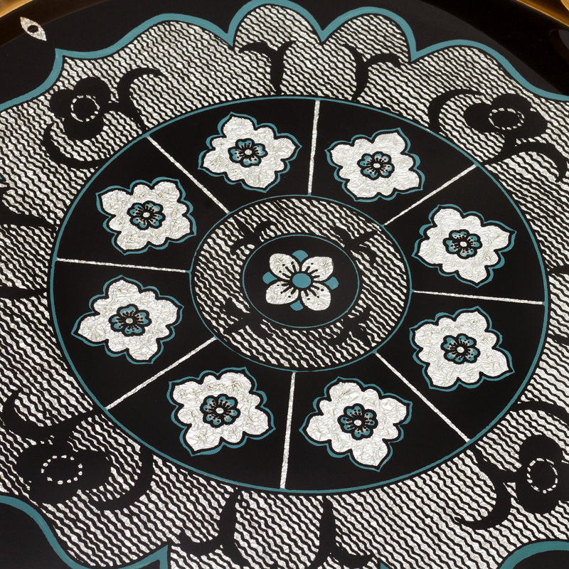 Bungalow Rose Felicio Glass Tray