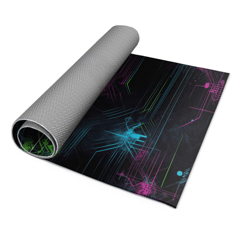Tapis intérieur et extérieur Radiant Charge, Rectangle 4pi x 6 pi
