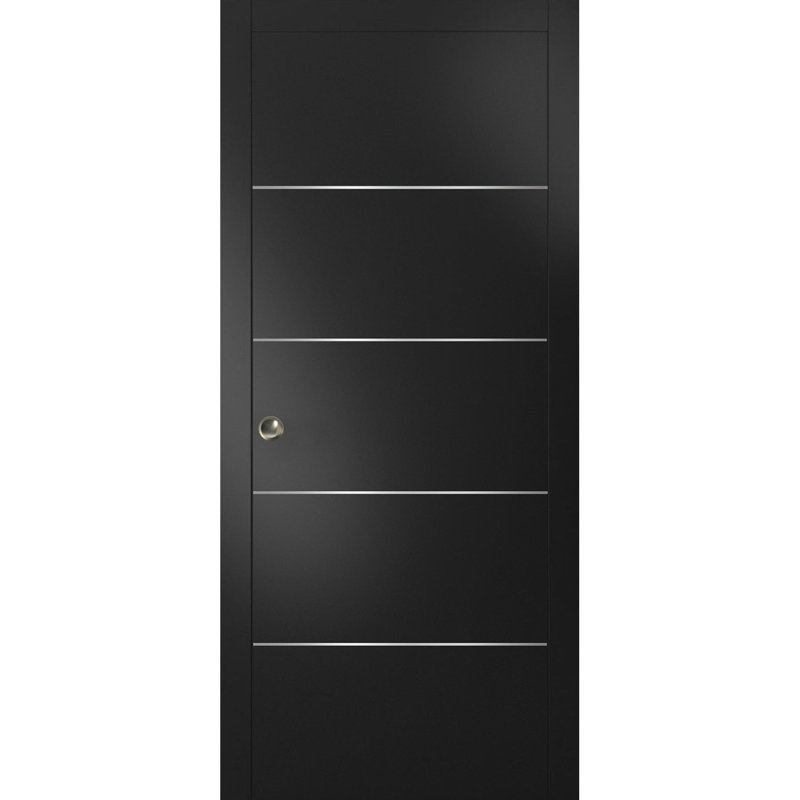 Porte noire Quadro, 36 po x 96 po