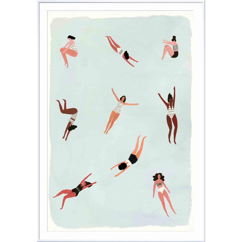 Minnows I Print by Victoria Borges, Black, 12"H x 8"W
