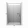 45"-48" W x 76" H Reversible Framed Sliding Shower Door With Soft Close And Clear Tempered Glass