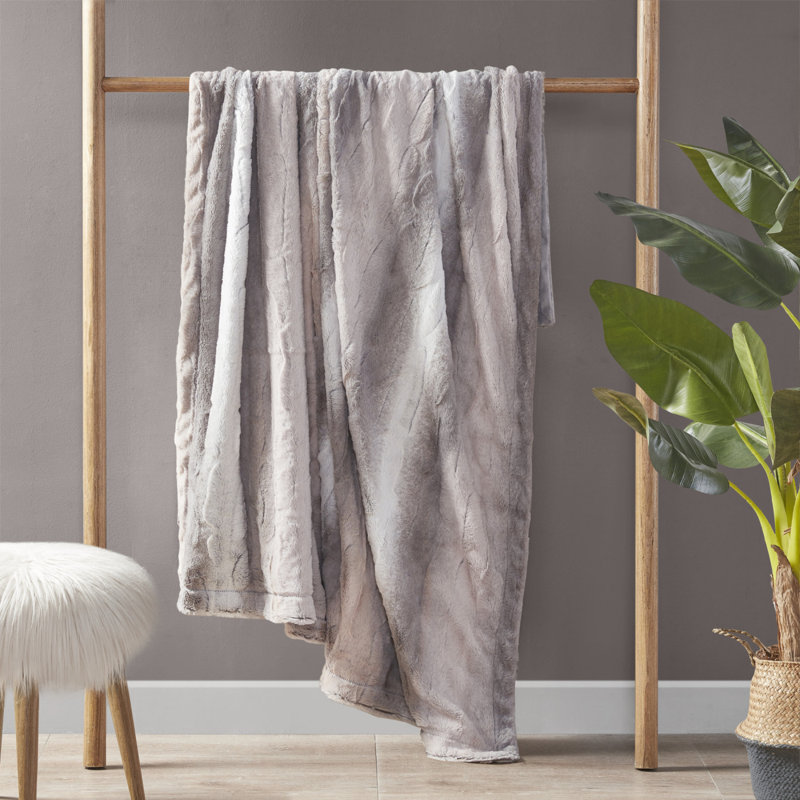 1 jeté en fausse fourrure 50X60 "1PC, Multi, L 59,99 po x l 49,99 po