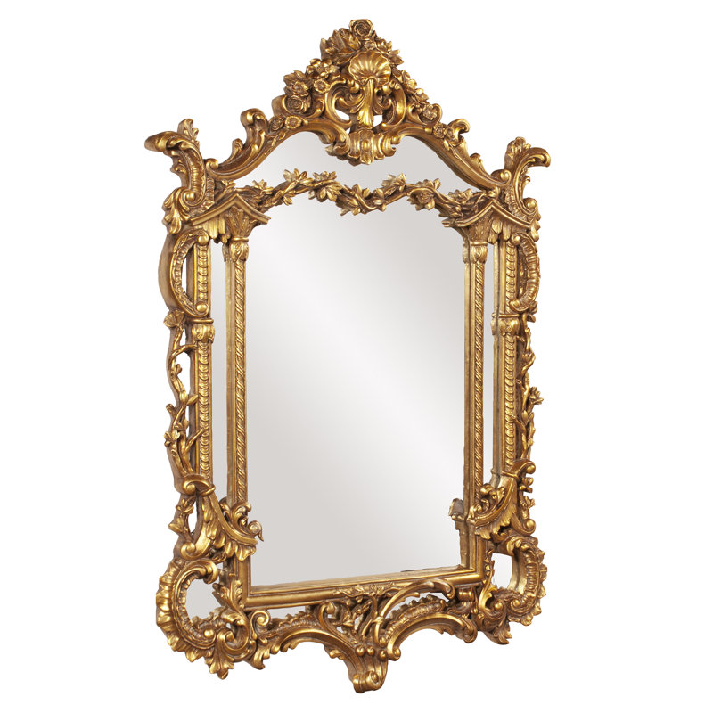 Miroir d'appoint Baroque, Doré