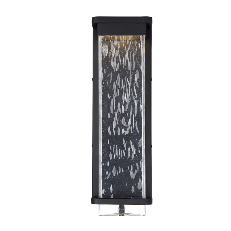 Vitrine LED Outdoor Flush Mount, Black, 21" H x 6.5" W x 4" D