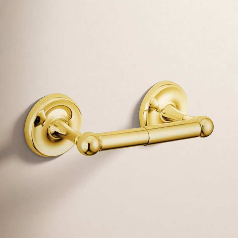 Kingston Brass Classic Toilet Paper Holder, Polished Brass