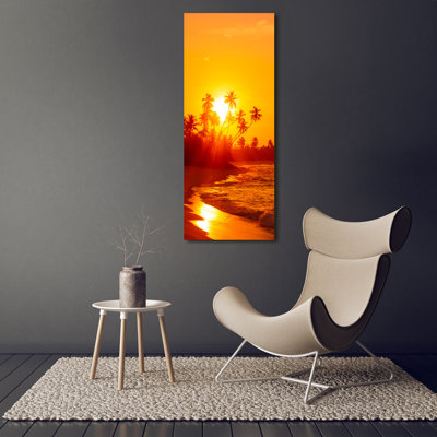 Tropical Beach - Wrapped Canvas Print
