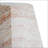 Outdoor/Indoor Lightweight Concrete Side Table, Hexagonal Round Travertine Accent Table With Durable MGO Construction