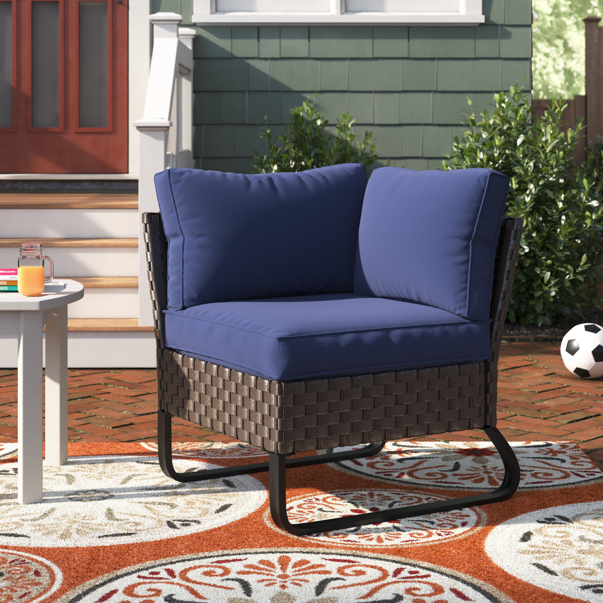 Andover Mills™ Heiman Patio Chair with Cushions Wayfair