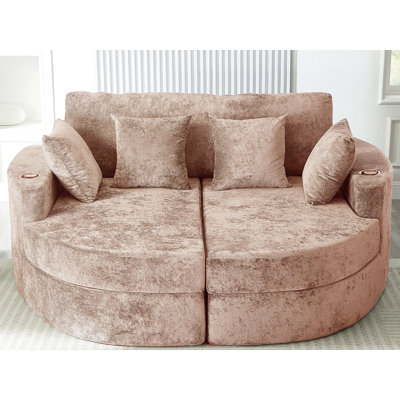 Chaise longue rembourrée