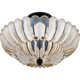 Libbie 4-Light Mottled Cocoa Semi-Flush Mount
