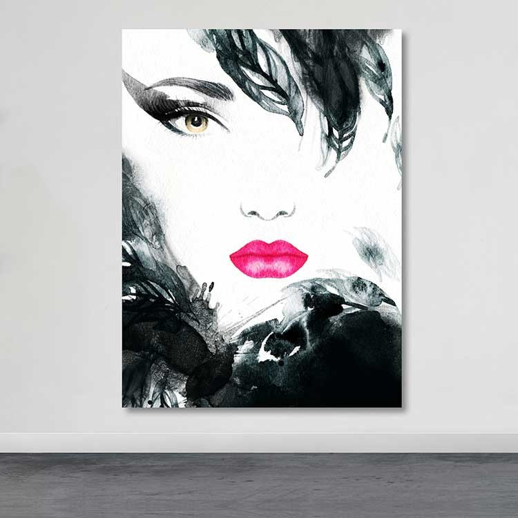 Peinture décorative sur toile