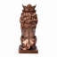 14,5 po H lion assis avec couronne statue en résine décor à la maison salon-109757796