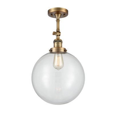 Ciacchi Glass Semi Flush Mount