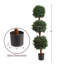 Ensemble de deux arbres artificiels Hedyotis Primrue