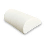 Alwyn Home Half Moon / Cylinder Memory Foam Pillow - Therapeutic Back And Knee Pain Relief - Long Lasting Memory Foam - Supportive Contour - Bed Pillow, Soft - White