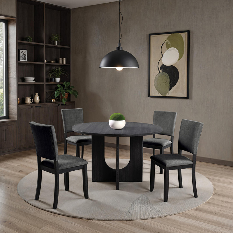 Table de salle à manger Classic Classic 1pc, Gris foncé