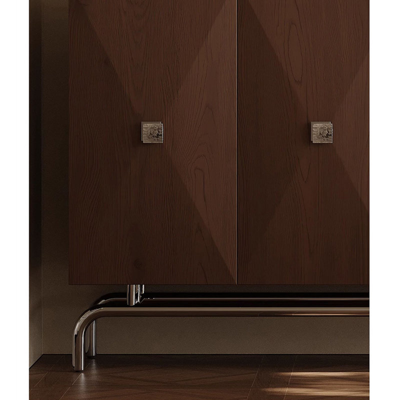 Buffet de style moderne et minimaliste moderne, H 35,4 po x l 59,1 po x P 15,7 po