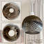 15cm H Metal Dome Lamp Shade ( Screw On ) in Chrome