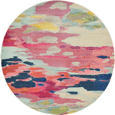 Roshan Washable Abstract Indoor Rug