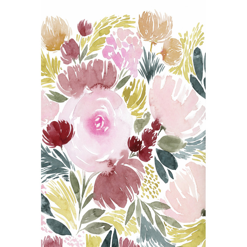 Rose Rays II by Grace Popp - Wrapped Canvas Art Prints, 46cm H x 30cm W