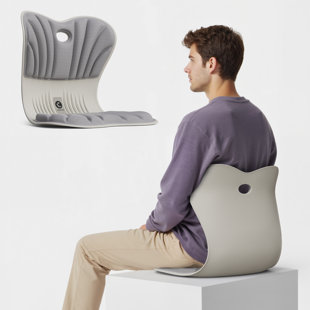 Cabesupport M1 Ergonomic Spine Support Seat Cushion Posture Corrector For Office Chairs, Car Seats, And Study Use