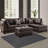 Robney Faux Leather L-Shaped Sectional Right Hand Facing-124434337