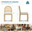 6 - Person Dining Table Sets With Extendable Table & 6 Upholstered Fabric Chairs-598563731-598563741