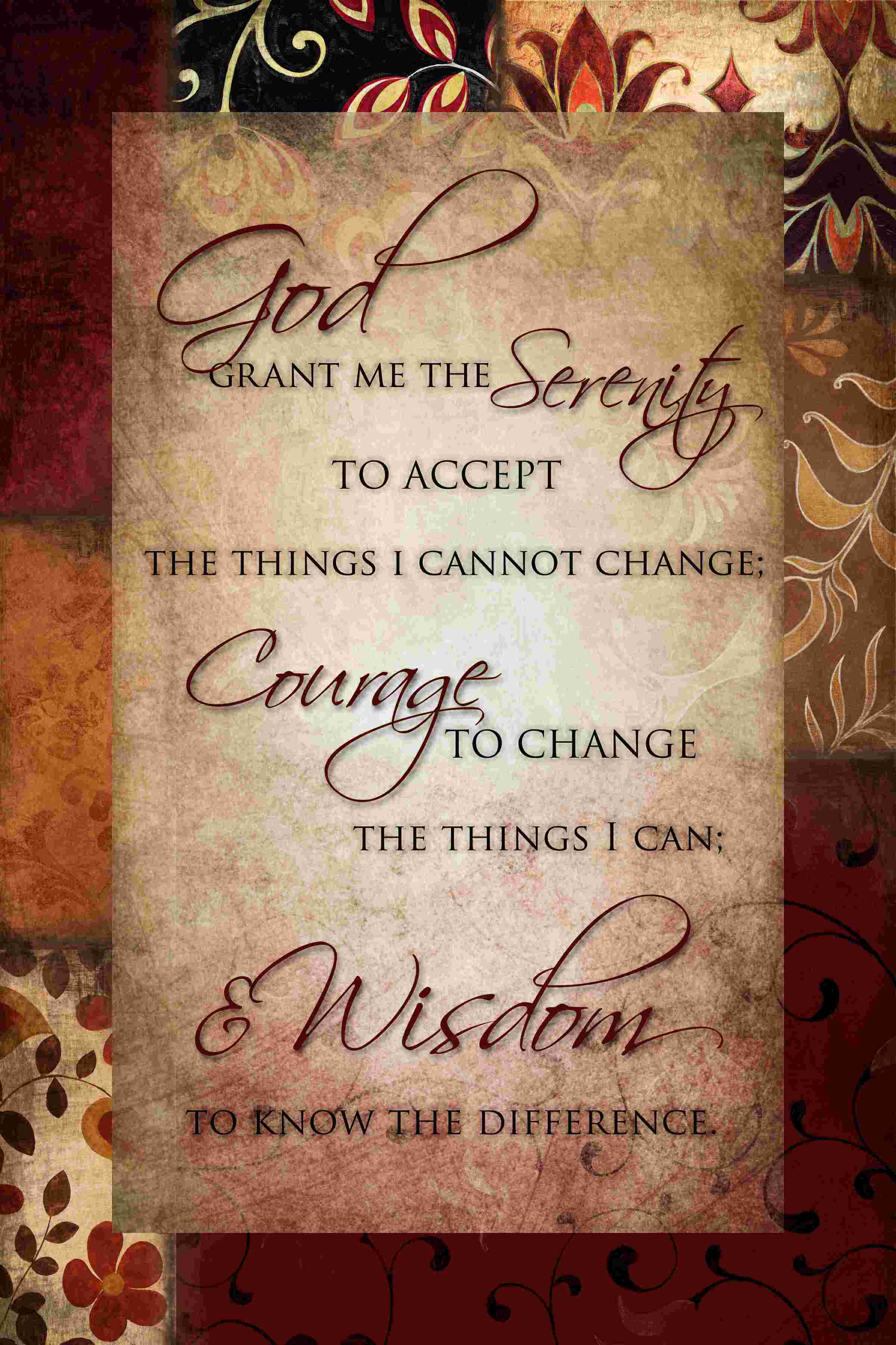 Trinx Serenity Prayer On Canvas Print | Wayfair