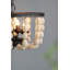 Lustre en bois à 4 lumières, luminaire suspendu avec chaîne réglable pour le vestibule de la salle à manger de la cuisine, ampoule non incluse