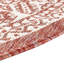 Tapis intérieur / extérieur rouge rouille en polypropylène tissé à la machine Archange-634904784