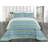 Coastal Polyester Striped Coverlet-41892125-105473533
