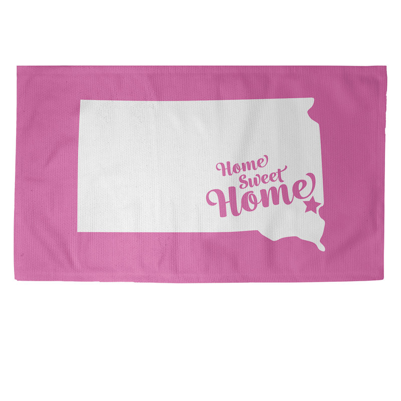 Tapis en zone rose sioux home, Rectangle 5 pi x 7 pi