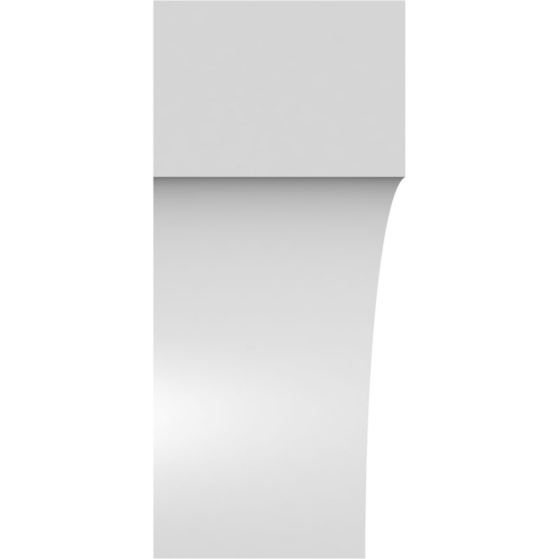 Attelle de genou en PVC de qualité architecturale Westlake, H 12 po x l 5 po x P 8 po