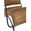 Lexie Upholstered Top Grain Leather Armchair