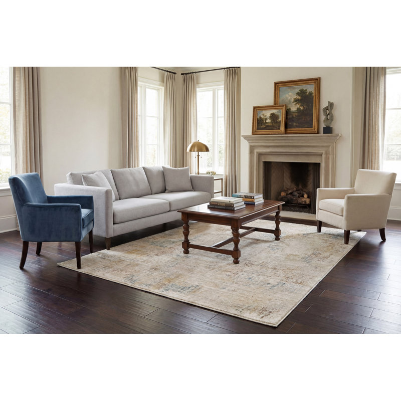 BLOOMFIELD 9X12.10 19604-980 GREY/BEIGE, Rectangle 9' x 12'10"
