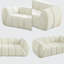 Canapé en nuage matelassé Chenille Pure Foam-1577870072