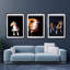 Picture Frame Black Acrylic Picture Frame - Set of 3