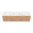 Babajide 84" Wall Mount Double Sink Bathroom Vanity With Top And Sinks