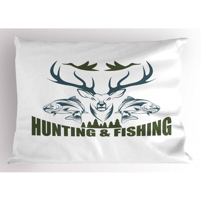Moose Polyester Sham Set, Twin
